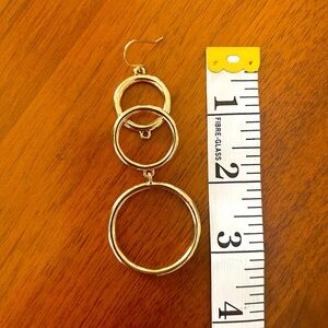 TRINA TURK Gold Hoops Earring (Single) NWOT
